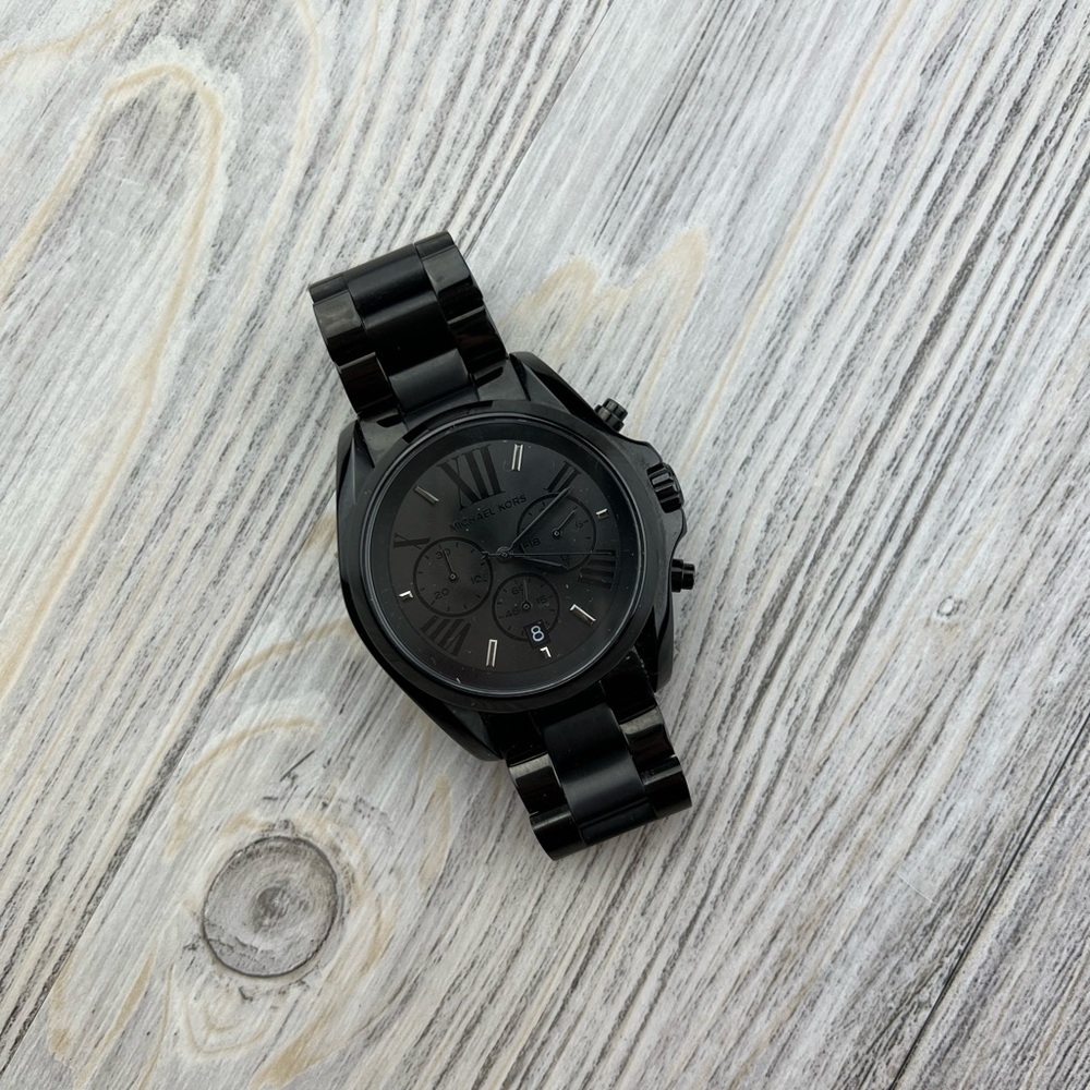 Michael Kors Oversized Runway Black-toned Watch